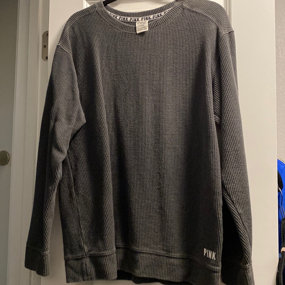Victoria’s Secret pink gray sweater